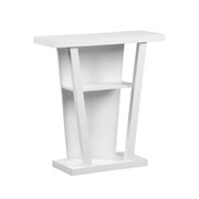 Monarch Specialties Accent Table - 32"L / White Hall Console I 2560